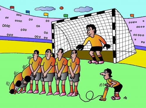 Cartoon: Football 3 (medium) by Alexei Talimonov tagged football,soccer,em,2008,european,championship