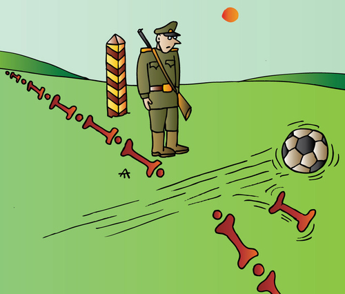 Cartoon: Football (medium) by Alexei Talimonov tagged football