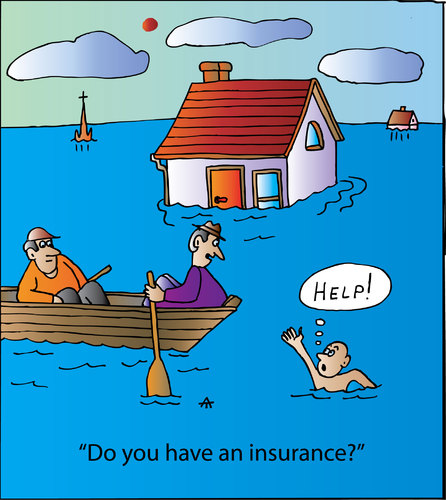 Cartoon: Insurance (medium) by Alexei Talimonov tagged insurance