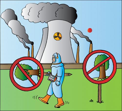 Cartoon: Nuclear Energy (medium) by Alexei Talimonov tagged nuclear,energy