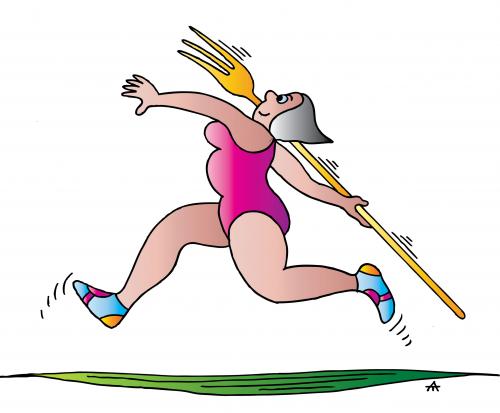 Cartoon: Olympic Discipline (medium) by Alexei Talimonov tagged olympic,games