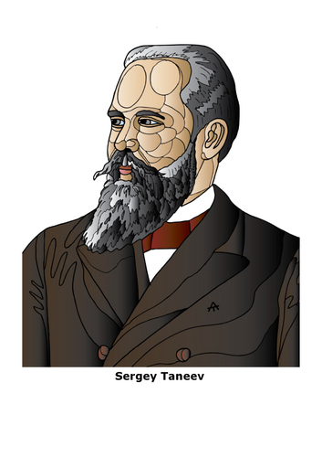 Cartoon: Sergey Taneev (medium) by Alexei Talimonov tagged taneev,sergey