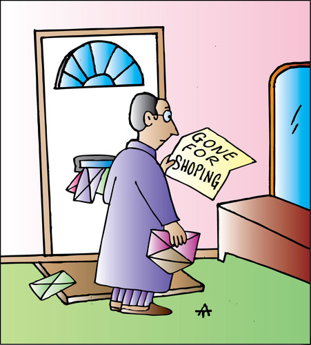 Cartoon: Shopping (medium) by Alexei Talimonov tagged shopping
