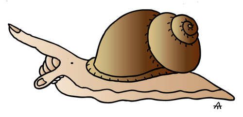 Cartoon: Snail (medium) by Alexei Talimonov tagged snail