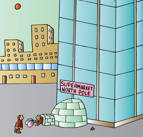 Cartoon: Supermarket (medium) by Alexei Talimonov tagged supermarket