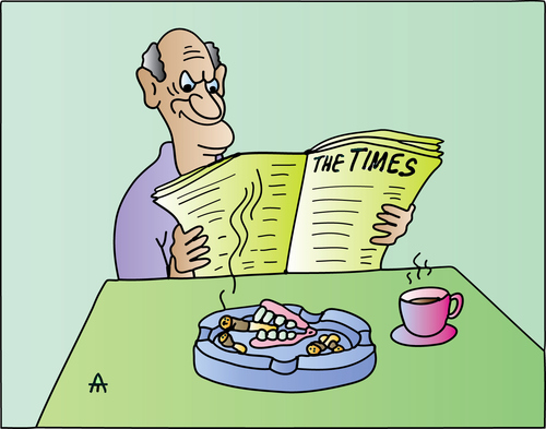 Cartoon: The Times (medium) by Alexei Talimonov tagged times,newspapers