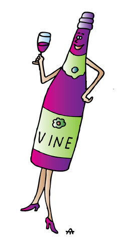 Cartoon: Vine (medium) by Alexei Talimonov tagged vine