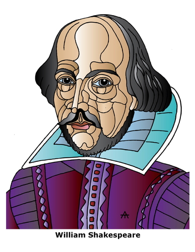 Cartoon: William Shakespeare (medium) by Alexei Talimonov tagged shakespeare