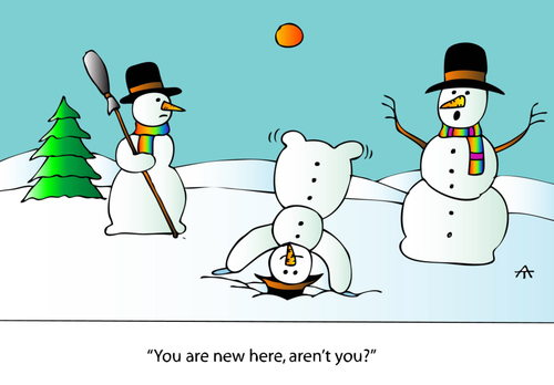 Cartoon: Winter (medium) by Alexei Talimonov tagged winter,snow