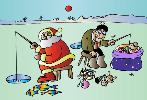 Cartoon: Xmas (medium) by Alexei Talimonov tagged xmas