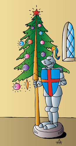 Cartoon: Xmas Tree (medium) by Alexei Talimonov tagged xmas,christmas