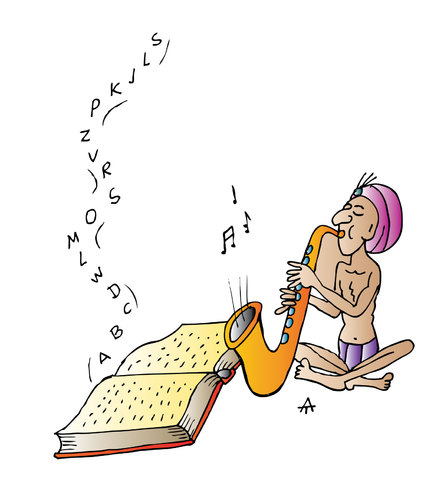 Cartoon: Yoga (medium) by Alexei Talimonov tagged book,fair,books,literature,author,yoga