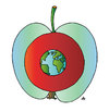 Cartoon: Apple (small) by Alexei Talimonov tagged apple earth