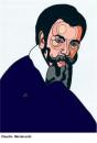 Cartoon: Claudio Monteverdi (small) by Alexei Talimonov tagged composer musician music claudio monteverdi