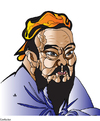 Cartoon: Confucius (small) by Alexei Talimonov tagged confucius
