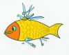 Cartoon: Fish (small) by Alexei Talimonov tagged fish meal dishes knifes food