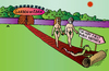 Cartoon: Garden of Eden (small) by Alexei Talimonov tagged eden,god,bible,adam,eve,garden