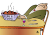 Cartoon: genetic food (small) by Alexei Talimonov tagged food,genetic