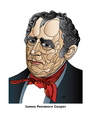 Cartoon: James Fenimore Cooper (small) by Alexei Talimonov tagged cooper