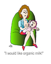 Cartoon: Organic milk (small) by Alexei Talimonov tagged mother,baby