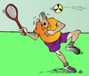 Cartoon: Tennis (small) by Alexei Talimonov tagged tennis
