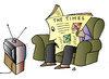 Cartoon: The Times (small) by Alexei Talimonov tagged media,newspapers,tv