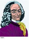 Cartoon: Voltaire (small) by Alexei Talimonov tagged voltaire