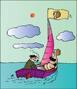 Cartoon: Yacht (small) by Alexei Talimonov tagged yacht