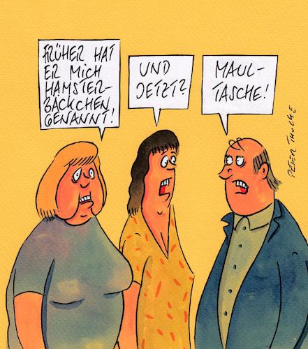 Cartoon: maultasche (medium) by Peter Thulke tagged ehe,ehe