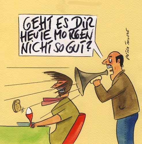 Cartoon: nicht so gut (medium) by Peter Thulke tagged ehe,ehe