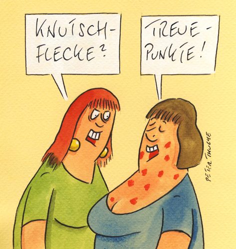 Cartoon: treuepunkte (medium) by Peter Thulke tagged bonuspunkte,ehe