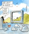 Cartoon: bergdoktor (small) by Peter Thulke tagged bergdoktor,fernsehen