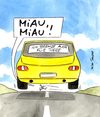 Cartoon: bremse (small) by Peter Thulke tagged auto