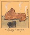 Cartoon: fliegenselfie (small) by Peter Thulke tagged selfie