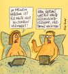 Cartoon: kuscheln (small) by Peter Thulke tagged ehe