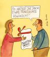 Cartoon: praktisch (small) by Peter Thulke tagged ehe