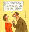 Cartoon: wort (small) by Peter Thulke tagged ehe,streit