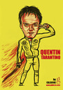 Cartoon: Quentin Tarantino (small) by gilderic tagged caricature,illustration,quentin,tarantino,filmmaker,film,cinema,movie,parodyilm,director