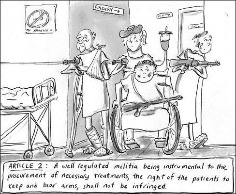 Cartoon: Patients Bill of Rights (medium) by sstossel tagged hospital,health,patients,bill,of,rights,treatment,