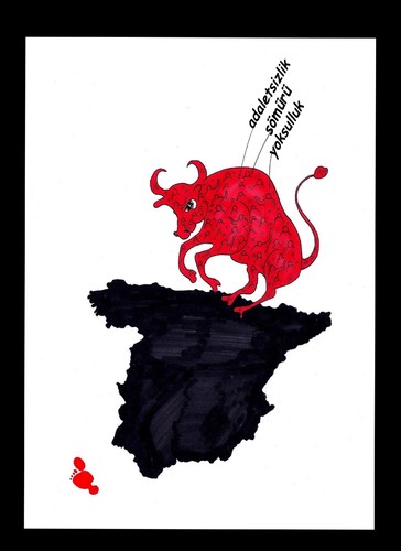 Cartoon: and Spain... (medium) by adimizi tagged cizgi