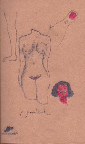 Cartoon: estrangement-woman (medium) by adimizi tagged cizgi