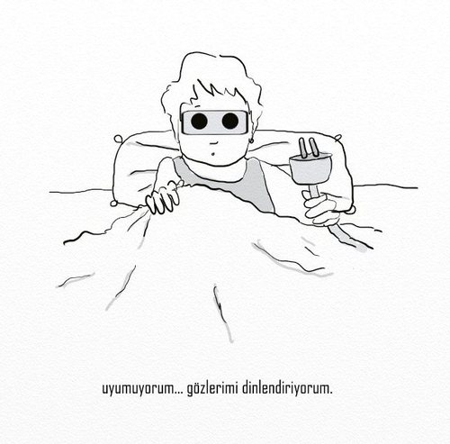 Cartoon: resting my eyes (medium) by adimizi tagged cizgi