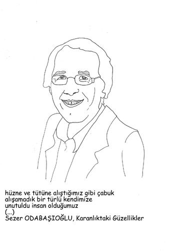Cartoon: Sezer Odabasioglu (medium) by adimizi tagged cizgi