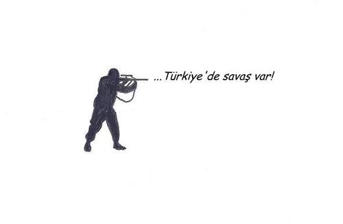 Cartoon: War in Turkey-2 (medium) by adimizi tagged cizgi