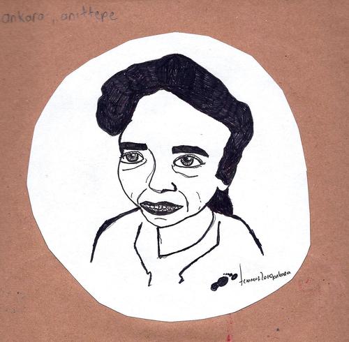 Cartoon: Woman (medium) by adimizi tagged cizgi