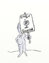 Cartoon: stirike (small) by adimizi tagged cizgi