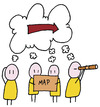 Cartoon: Where should we go? (small) by rene sorensen tagged direction
