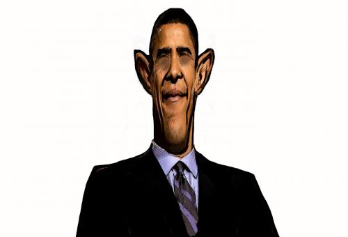 Cartoon: Barak Obama (medium) by CARTOONISTX tagged barack,obama