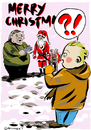 Cartoon: merry christmas (small) by mitsobo tagged satira