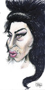 Cartoon: Amy Winehouse (small) by jean gouders cartoons tagged amy,winehouse,jean,gouders